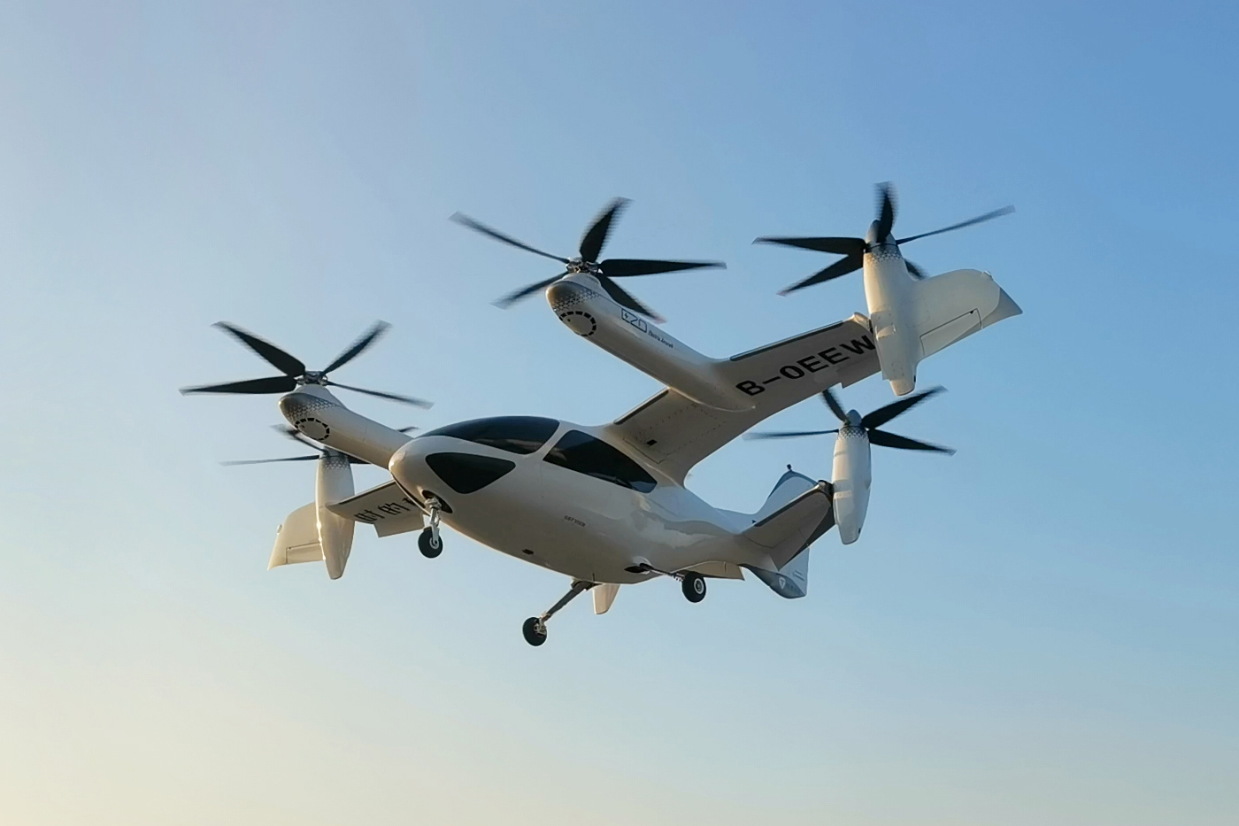 Tcab Tech E20 passenger eVTOL prototype aircraft Tcab Tech E20 passenger eVTOL prototype aircraft